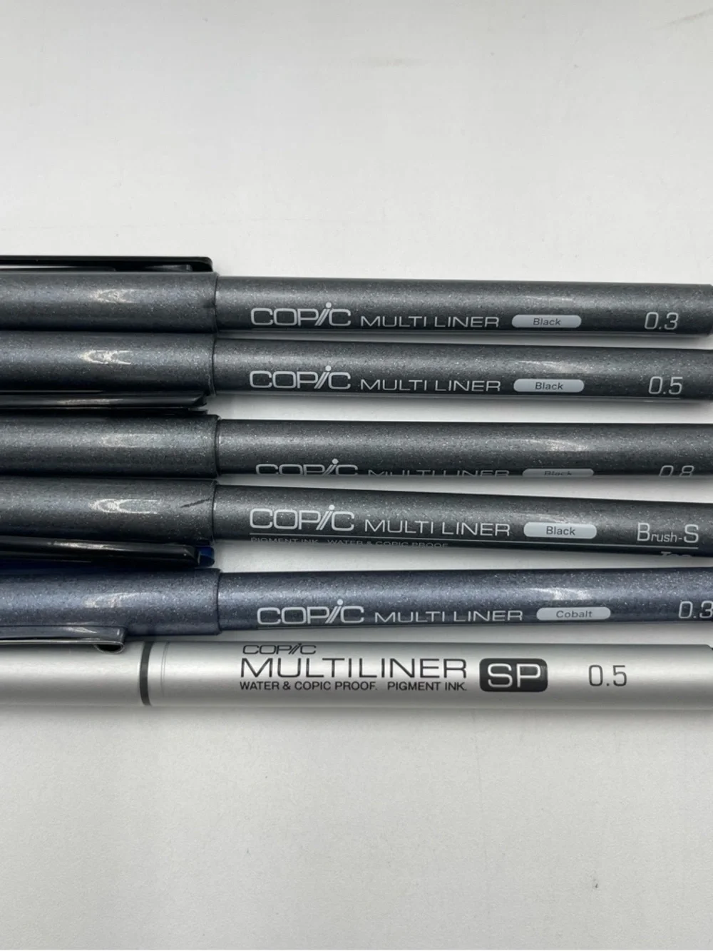 Copic Sketch Ciao Multiliner Markers Lot of 53 Assorted Colors Art Pens w/case